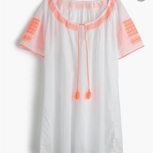 J Crew cover-up cotton voile